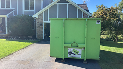 Green Dumpster Rental in Pontiac, MI